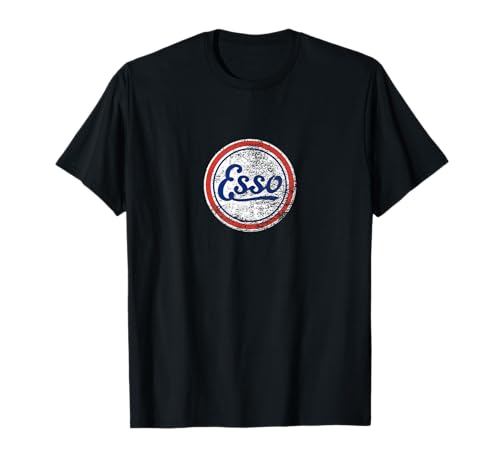 Oldtimer ESSO Tankstelle Herren und Damen T-Shirt
