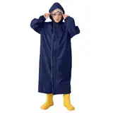 Generisch Regenponcho Kinder Regenjacke Wasserdicht Mädchen Jungen Faltbar Ultraleicht Fahrrad Outdoor Regencape Regenmantel Regenbekleidung Regenanzug Regen Poncho Regen Funktions-Jacke Rain Poncho