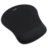 TECKNET Mauspad mit Gelkissen, Memory Foam Mousepad Ergonomisches Wasserdicht Komfort Mausmatte mit Handgelenkpolster Handauflage für Alle Maus Offfice Heim Computer Laptop