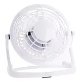 REY Mini-USB-Laptop-Ventilator, Desktop, leise, schwenkbar, Computer-Ventilator, weiß