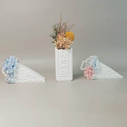Silikonformen Gießformen Geldgeschenk, 5er Bleistift Silikonform Geldgeschenk Gießform Blumentopf Gießformen Silikon Sommer Gips zum Gießen Silikonformen Geldgeschenk für DIY Schulbeginn Geschenke