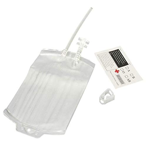 BSTCAR 350ML Infusionsbeutel, Infusionsbeutel Zum Befüllen Getränkebeutel Blutbeutel Zum Befüllen Infusionsbesteck Transparent, Halloween Requisiten