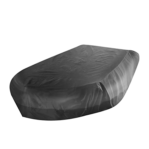 Schwarz,150"X78",210D Marine Grade Licht- und reißfeste Schlauchboot-Abdeckung