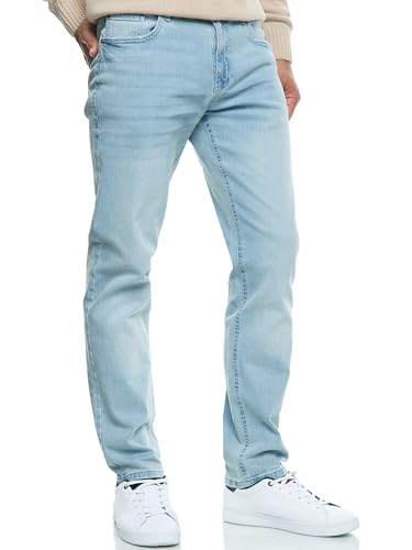 Indicode Herren INSantino Jeanshose aus 99% Baumwolle | Denim Stretch Jeans Männer Light Cloud 32/32