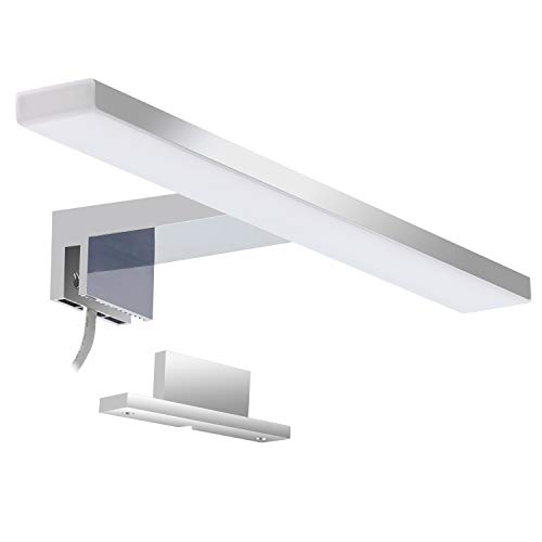 Aourow LED Spiegellampe Badezimmer Spiegelleuchte 5W 300mm 500lm IP44 Badleuchte Neutralweiß 4000k,Spiegellampen Spiegel Badezimmerschrank 230V,LED Badspiegelleuchten Badezimmerspiegel(kein Schalter)