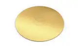 Sallys Cake Boards Gold 4 mm Stärke Aus stabilem leichten Karton mit lebensmittelecher Aluminiumbeschichtung - Kuchenunterlage, Tortenunterlage, Tortenplatten, Cakeboard (Ø 30 cm)