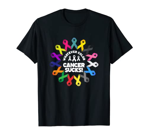 Whatever Color Cancer Sucks! Krebsbewusstseinsbekämpfung gegen Krebs T-Shirt