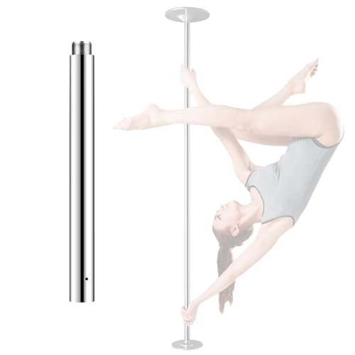 Pole dance Stange Professionelle Upgrade-Spinning-/ Statische Tanzstange, Tragbare 45-mm-Pole-Dance-Stange für Männer und Frauen, Optionale Verlängerungen 12,5/ 25/ 50/ 100 Cm ( Color : 12.5cm(4.9 in)