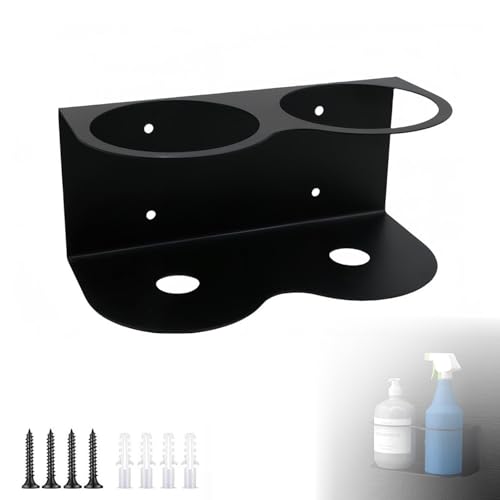 FENGJIAHUI Dosenhalter für Sprühflaschen, Sprühdosenhalter, Spraydosenhalter, Dosenhalter Werkstatt, Spray Bottle Storage Rack, 2 Schlitzen Sprühdosenhalter für Garage Geschäft und Zuhause