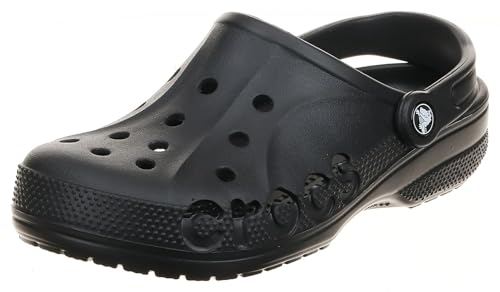 Crocs unisex-adult Baya Clog Clog, Black, 42/43 EU