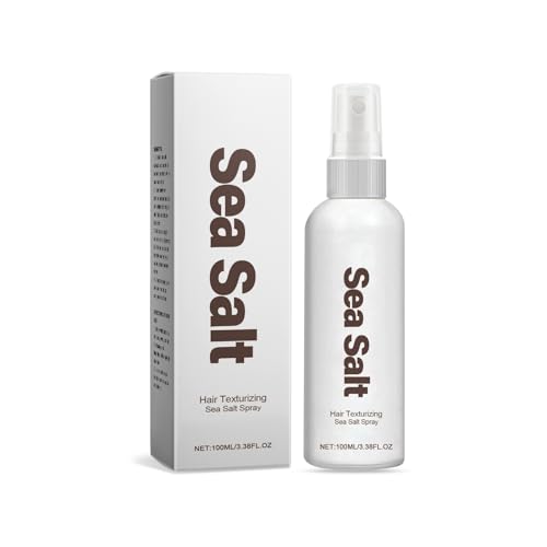 Sea Salt Spray, Haare Texturierung Meersalz Haarspray 100ml, Salzwasserspray für vollere Haare & stabile Textur, Natural Sea Salt Spray, Thick Hair Care Spray, Texturizes & Non-Greasy (100ml, 1PC)