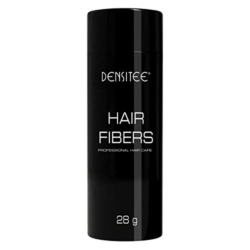 SCHÜTTHAAR STREUHAAR HAARVERDICHTUNG - HAARPUDER DENSITEE® Verdeckt HAARAUSFALL & KAHLHEIT Frauen & Männern mit Soforteffekt 28g Ansatz Retoucher für DICHTERES Haar & VOLUMEN - SCHWARZ