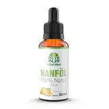 Extra starkes und hochdosiertes Hanföl mit 30ML (750 Tropfen) - Geschmack Orange - Vital Hanfsamenöl - 100% Natur - Hanftropfen mit Omega 3-6-9