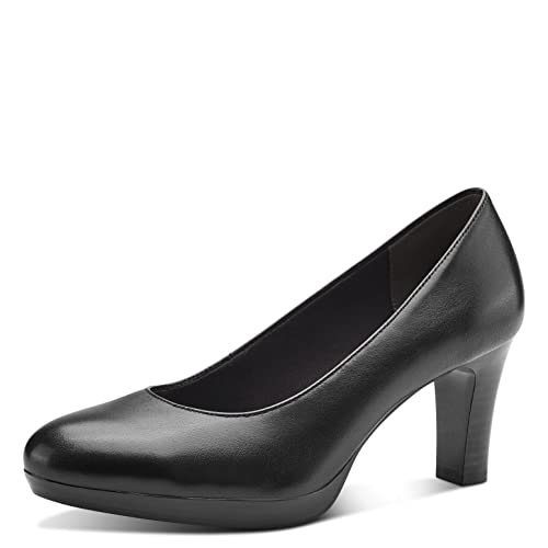 Tamaris Damen Klassische Pumps, Frauen Absatzschuhe,TOUCHit-Fußbett,hochhackige Schuhe,stoeckelschuhe,Ausgehschuhe,Abendschuhe,BLACK,40 EU