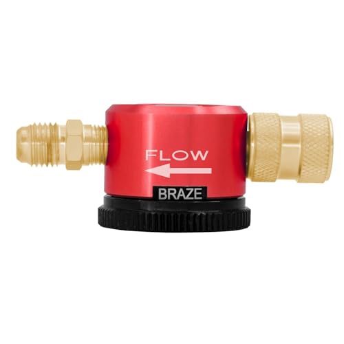Nitrogen Purge Tool Nitrogen Purge Regulator Tool for HVAC, “PURGE” and “BRAZE” for Control Nitrogen Nitrogen Regulator HVAC Optimal Inlet Pressure
