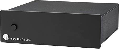 Pro-Ject Phono Box S2 Ultra, Diskrete MM/MC Phono Vorstufe (Schwarz)