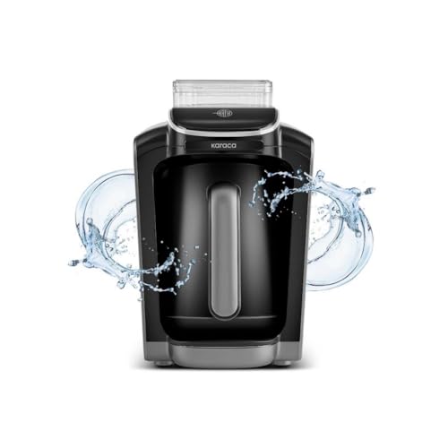 KARACA Hatır Aqua Automatische Türkische Kaffeemaschine mit Wassertank Galaxy Grey