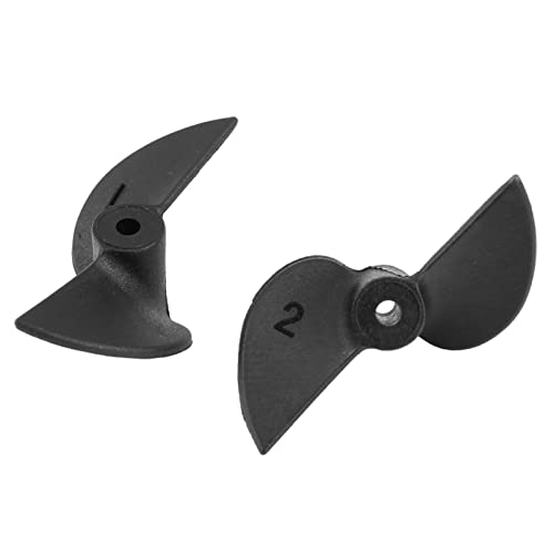Fernbedienung Schiff Teile 2 Klingen CW CCW Kunststoff RC Boot Propeller Set 2mm Welle