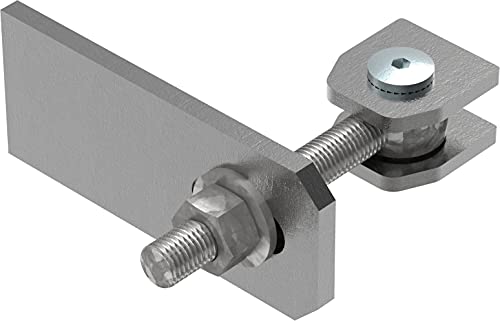 Fenau - Torband/Halterung M16 verstellbar mit Langlochlasche - Stahl S235JR, roh - Tragkraft pro Paar: 75 kg