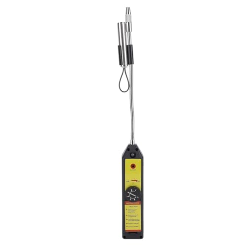 CAR AC -Leckdetektor, Kältemittel Leckdecker 7 -Spiegel Sensitivität Schnelles Ansprechen 6gr/Jahr 7,87 Zoll Sonde für R22 R410A R134A R1234YF (Mit LED -Licht (erfordert 3X