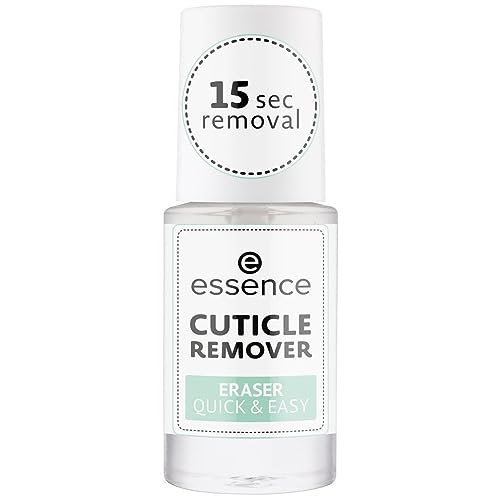 essence CUTICLE REMOVER ERASER QUICK & EASY, Nail Care, Nagelpflege, transparent, ohne Aceton, vegan, Mikroplastik Partikel frei (8ml)