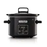 Crockpot Digital-Schongarer Slow Cooker | einstellbare Garzeit | Warmhaltefunktion | 2,4 Liter (1-2 Personen) | Schwarz [CSC061X]