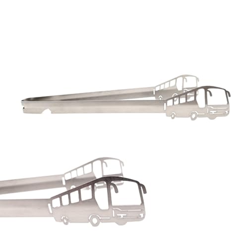 Grillzange Omnibus, Autobus, spülmaschinengeeignet, Geschenkidee, Männergeschenk, Busfahrer, Edelstahl