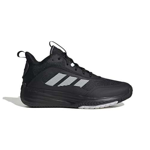 adidas Herren Own The Game 3 Shoes Basketball-Schuhe, core Black/Cloud White/Cloud White, 42 2/3 EU