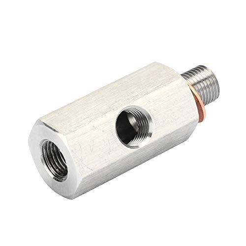 öldrucksensor adapter,Öldrucksensor Adapter,T Stück Öldruck,Öldrucksensor Adapter M10X1,Ölsensor-Adapter,1/8-Zoll-Npt-Öldrucksensor-T-Stück Auf M10 10 X 1,0-Stecker-Adapter Turbo Supply Feed Line Gaug