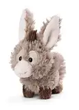 NICI 49031 Kuscheltier Esel Donkeylee 12cm grau stehend-Nachhaltiges Stofftier aus weichem Plüsch, niedliches Plüschtier zum Kuscheln und Spielen, für Kinder & Erwachsene, tolle Geschenkidee