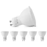 Eslas GU10 LED Warmweiss 3000K, 6W 600Lm Gu10 LED Warmweiß, 120° Abstrahlwinkel, Ersatz für 60W-Glühlampen, Nicht-dimmbar, 6 Pack