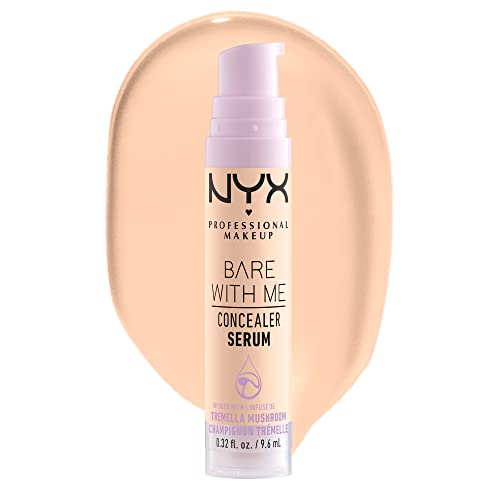 NYX Professional Makeup Abdeckendes Serum mit natürlichem Finish und mittlerer Deckkraft, Bare With Me Concealer Serum, Fair, 9,6 ml