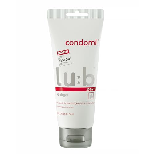 Condomi Lub Gleit & Massage-Gel, 2er Pack (2x200 ml)