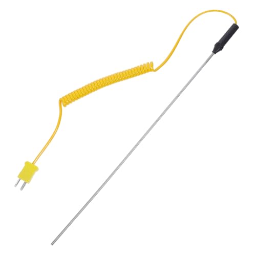 GETAJGHSD K- Thermoelement Temperaturfühler Handheld Oberflächen-sensor Für Hvac Und Abgasmessung Präzise Temperaturmessung Mit Schnellem Ansprechverhalten Probe