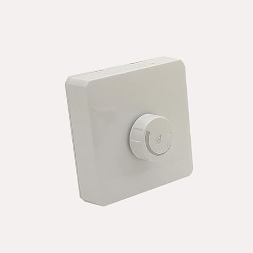LED-Dimmer Schalter Aufputz Weiß Für Dimmbare LED Lampe 1bis400W Drehdimmer Helligkeitsregler Panel