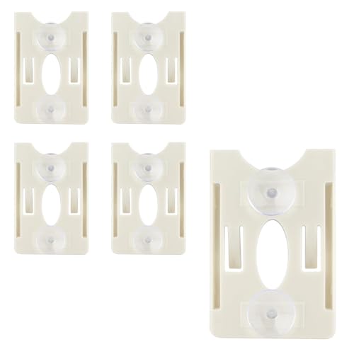 5 pcs IC-Kartenhalter,parkscheinhalter windschutzscheibe,parkausweis halterung windschutzscheibe,parkscheinhalter,Tickets Clips Parkscheinhalter Für Community-Personal-Fahrzeugmanagement(mit Saugnapf)