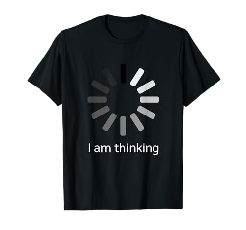 Ich denke nach//lustiges Computerladen T-Shirt