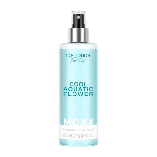 MEXX Ice Touch Woman Body Mist, belebendes, blumig-frisches Körperspray für Frauen, 250ML