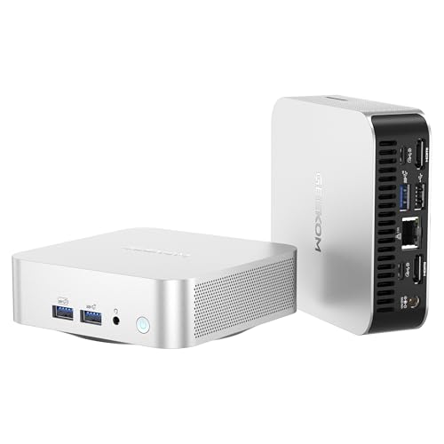 GEEKOM A7 Mini PC, AMD Ryzen 9 7940HS Mini PC Windows 11 Pro (8 Cores 16 Threads, up to 5.2GHz) 32GB DDR5 2TB SSD Mini Computer | AMD Radeon 780M | BT5.2 | Wi-Fi 6E | 8K