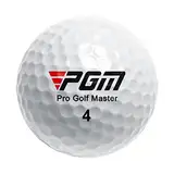 Peosevi Dreilagiger Golfball - Dreilagiger Golfball - Golfschwung-Putting-Assistenz-Trainingszubehör mit stabilerem Handling für hochqualifizierte Golfer