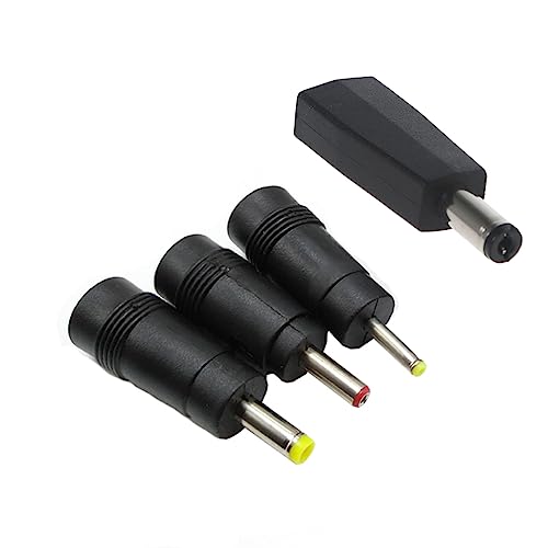 Zeizafa 5,5 x 2,1 mm, 4,0 x 1,7 mm, 3,5 x 1,35 mm, 2,5 x 0,7 mm Stecker auf Micro-USB-Buchse, Netzanschluss-Adapter für LED-Licht-Router, Ladekabel-Adapter-Set, digitaler Stecker