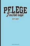 Notizbuch Pflegefachkraft: Fachkraft Pflege Geschenk ein cooles Notizheft A5 kariert zur bestanden Prüfung für examinierte Pflegekraft Geschenkidee zum Ende der Ausbildung PFK zum Abschluss Pflege