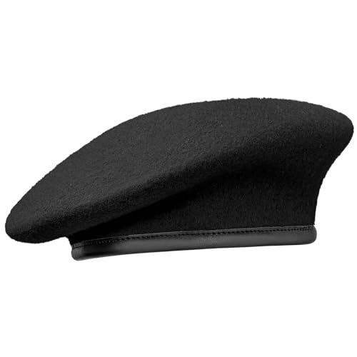 Gajaous Bundeswehr Commando Barett, Baskenmütze aus Wolle Barrett Mütze Herren Damen, Militärische Barett