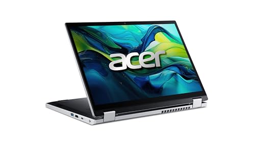 Acer Aspire 3 Spin (A3SP14-31PT-310V) Convertible Notebook | 14" WUXGA IPS Touch-Display | Intel Core i3-N305 | 8 GB RAM | 512 GB SSD | Intel UHD Grafik | Windows 11 | QWERTZ Tastatur | Silber