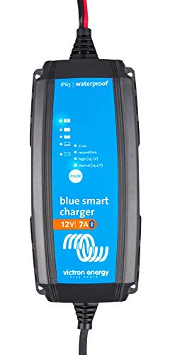 Victron Energy Blue Smart Batterie Ladegerät 12-Volt 7 Ampere 230V - Autobatterie Ladegerät - Batterieerhaltungsgerät und Desulfator - IP65 Geschützt - Bluetooth - CEE 7/17