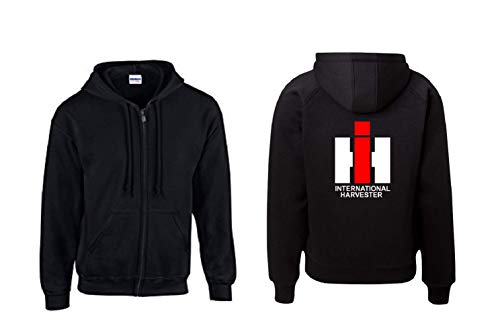 Textilhandel Hering Jacke - IHC International Harvester (Schwarz, XL)