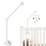 Baby Mobile Halterung für Babybett, Mobile Halterung Holz Wolken, abnehmbarer Baby-Mobile-Aufhänger, höhenverstellbar, für Aufhängung Windspiele Bettglocke, Baby Bett Spielzeuge