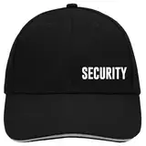 Huuraa Cappy Mütze Security Schriftzug Geschenk Black/Light Grey Security Präsent