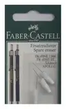 FABER-CASTELL 131594 - Ersatzradierer für Druckbleistift TK-Fine, 3 Stück