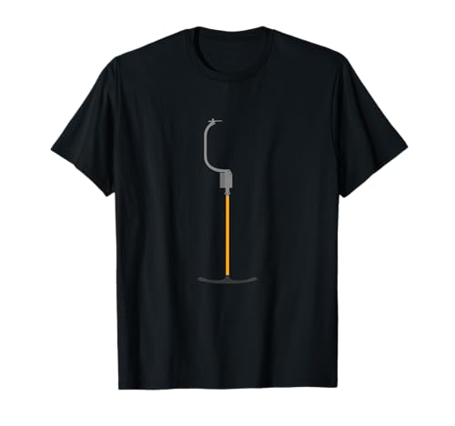 Uriger Retro Skilift Ankerlift Tellerlift Schlepplift T-Shirt